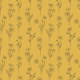 Lilipinso Behang Sample Chamomile Behang - Chamomile Yellow