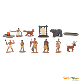 Safari Speelfiguren Toob Set - Indianen