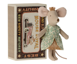 Maileg Little Sister Princess Mouse in Matchbox - Prinses Muis (10 cm) (2022)