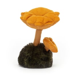 Jellycat Wild Nature Mushroom Chanterelle - Knuffel Paddenstoel (16 cm)