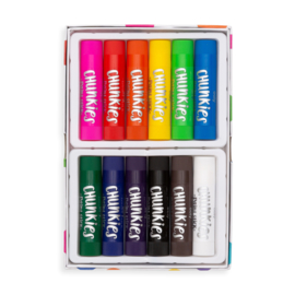 Ooly Verfstiften Chunkies Paint Sticks - 12 kleuren