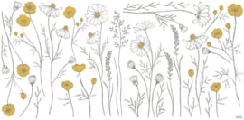 Lilipinso Chamomile Muursticker XL - Meadow Flowers Big
