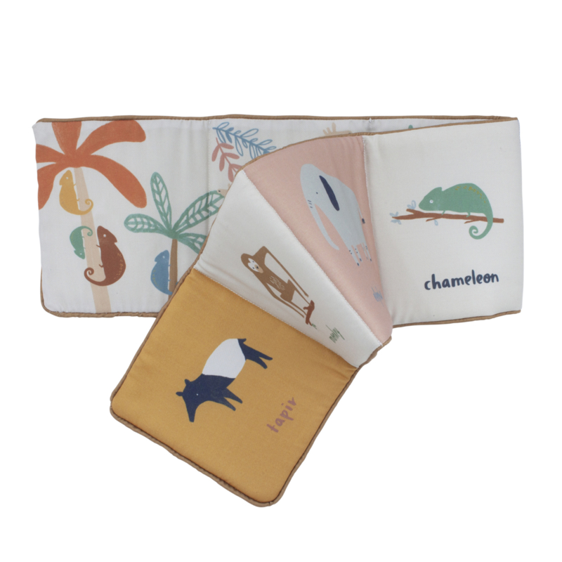 Sebra Stoffen Baby Boekje Wildlife | Speelgoed | Gras Sebra Stoffen Baby Blokken Daydream | Speelgoed | Gras