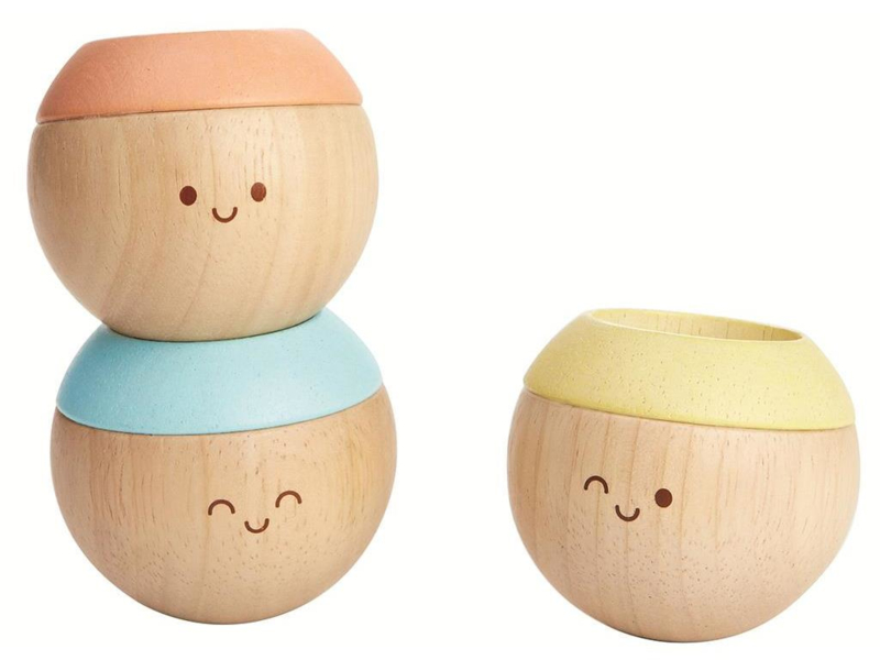 Plantoys Houten Baby Sensory Tumbling Pastel | Plantoys Plantoys Houten Baby Sensory Tumbling Pastel | Plantoys