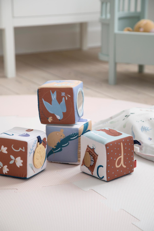 Sebra Stoffen Baby Blokken Daydream | Speelgoed | Gras Sebra Stoffen Baby Blokken Daydream | Speelgoed | Gras