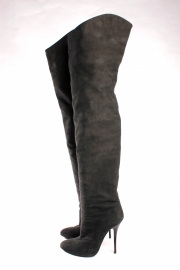 2017 Nieuwe Slim Stretch Leer Bruin Suede Overknee Laarzen 2017 Nieuwe Slim Stretch Leer Bruin Suede Overknee Laarzen