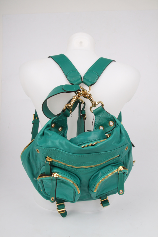 gucci green leather bag