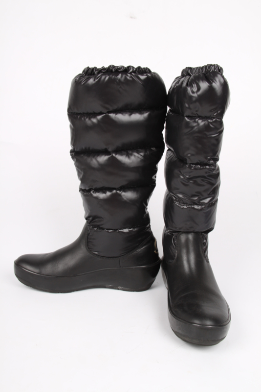 Moncler Leather \u0026 Nylon Snow Boots 