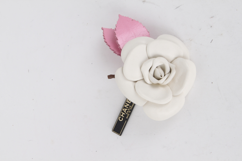 chanel camellia flower brooch
