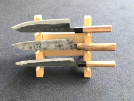 Traditional Display stand for 3 knives