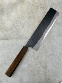 Hinokuni Shirogami #1 Nakiri kuroichi Sanmai, Eik octagonaal -210 mm-