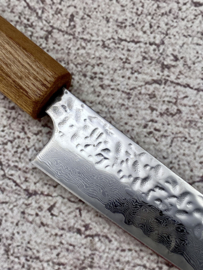 Kagemitsu 頂点 Chōten AUS10 Tsuchime damascus Petty 135 mm (Officemes)