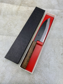 Hinokuni Shirogami #1 petty/ko-gyuto kuroichi Sanmai, Eik octagonaal -150 mm-