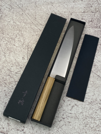 Konosuke GS+ gyuto (chefsmes), 240 mm, Khii Kastanjehout -saya-