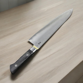 Yamakawa (Goko Hamono) Gyuto 240 mm (chef's knife), SK-5 carbon steel -western handle-