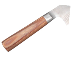 Kamo VG-10 Suminagashi Nakiri (vegetable knife), 170 mm