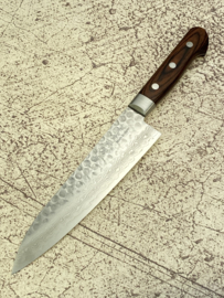 Kagemitsu Senshi VG-10 Tsuchime damascus Gyuto 180 mm (chefsmes)