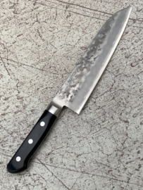 Hounen Kozan-saku (光山作) Ginsan #3 Santoku Sanmai, Westers Pakka hout  -180 mm-