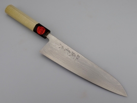 Shigeki Tanaka JP Aogami Damascus Gyuto (chefsmes), 180 mm