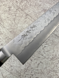 Hounen Kozan-saku (光山作) Ginsan #3 Kiritsuke bunka Sanmai, Westers Pakka hout  -210 mm-