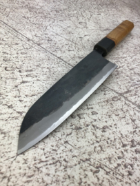 CUSTOM Kagemitsu Amefuri Kurouchi Aogami #1 santoku (universal knife), 180 mm