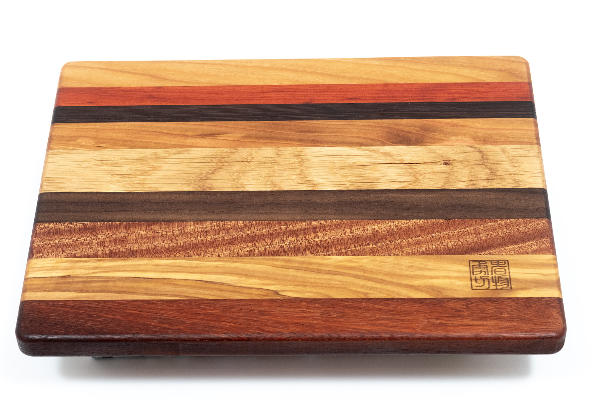 Unique cutting board (handmade), Olive, walnut, oak, cherry, wenge, padouk, mahogany