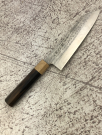 Custom Miki M132 Santoku VG-1 Tsuchime (universeel mes), 170 mm