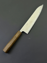 Kagemitsu 竜巻 Tatsumaki x Tsunehisa, Gyuto 210  mm (chef's knife), AUS10 damascus -Oak-
