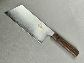 Katsumoto 間ノ岳 Ainodake, Nakiri/Chuka-bocho 180 mm (vegetable knife), AUS8 steel