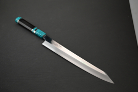 Tadokoro Kiritsuke Yanagiba (sushi knife), 300 mm, Mirror Polish, Minesori (Custommade)