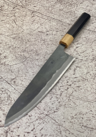 CUSTOM Kagemitsu Amefuri Kurouchi Aogami #1 Gyuto (chefsmes), 240 mm