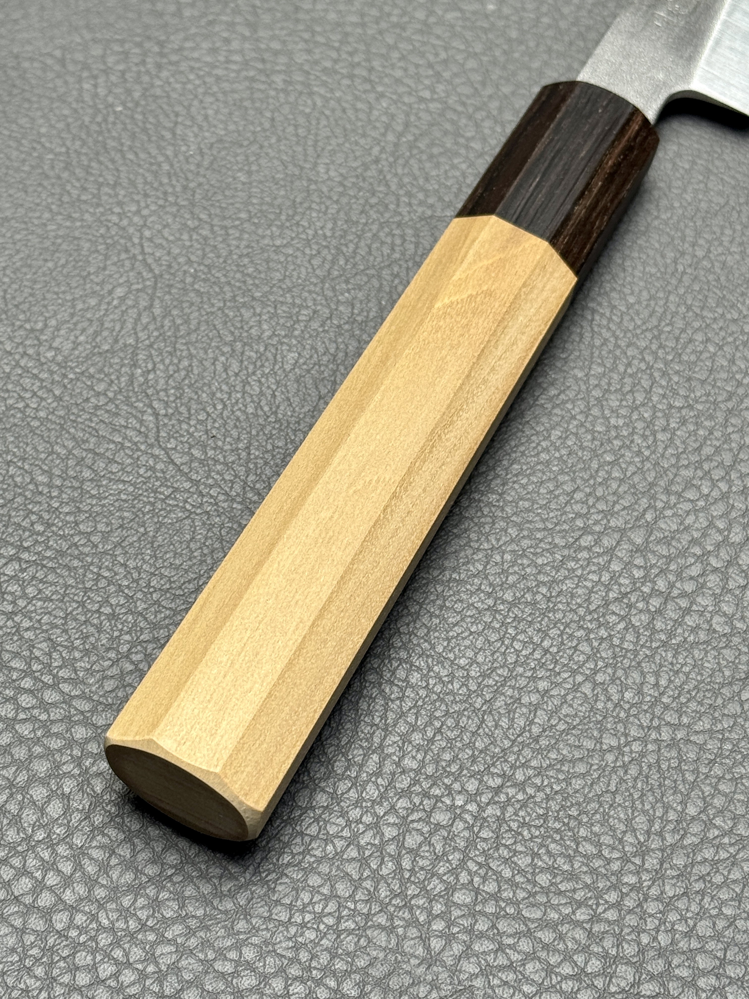 Konosuke Sanjo GS+ Nashiji wa-petty (office knife), 150 mm, Ho octagonal with Ebony