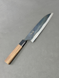 Tosa Kiyokane Aogami #1 Santoku (universal knife), 180 mm -Octagonal handle-