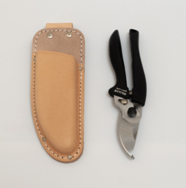 Wazakura Leather Holster with Belt Loop for Pruning Shears 8-1/4"(210mm)