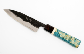 CUSTOM Takeo Murata Sanmai Petty Aogami #1 petty (office knife), 135 mm