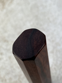 Traditioneel octagonaal Rosewood handvat - White Horn - (maat L)