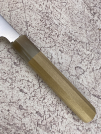 Konosuke HD-2 Wa-Gyuto (chef's knife), octagonal Honoki with blonde ferrule, 240 mm -  saya -