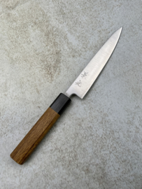 Fukushima 素晴らしい Subarashī, Aogami Super, Petty (Office knife) 135 mm, Oak handle