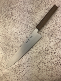 Konosuke HD-2 Gyuto (chefsmes), Octagonaal handvat, Khii Laurel oak, 240 mm -met Saya-