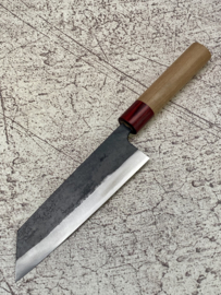 Muneishi damascus Aogami Bunka (universal knife), 165 mm -Kuroichi-