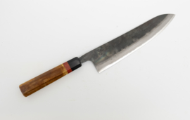 CUSTOM Kagemitsu Amefuri Kurouchi Aogami #1 gyuto (chef's knife), 210  mm