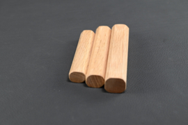 Traditioneel octagonaal handvat- Eikenhout (American Oak) - (in 3 maten)