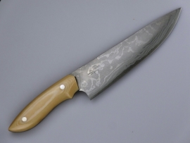 Kazuo Nomura Gyuto (chefsmes), 180 mm - Ivoor Micarta -