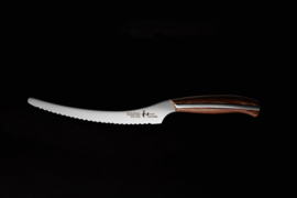 Mitsuboshi Nagomi cake knife 155 mm -brown pakkawood handle-