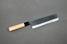 Hinokuni Shirogami #1 Nakiri (groentemes) kuroichi Sanmai, Kersenhout -180 mm-