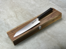 Katsumoto 間ノ岳 Ainodake, Kiritsuke Gyuto 210 mm (chefsmes), AUS8 staal