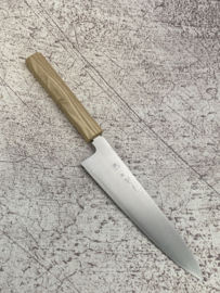 Konosuke GS+ gyuto (chefsmes), 210 mm, Khii Kastanjehout -saya-