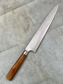 Kamo VG-10 Suminagashi Sujihiki (fish/sashimi/carving blade), 270 mm