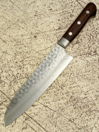 Kagemitsu Senshi VG-10 Tsuchime damascus Santoku (universeel mes)