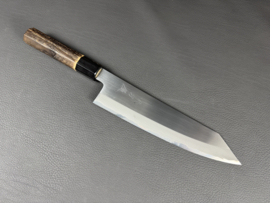 Mutsumi Hinoura Ajikataya SS Polished Kiritsuke (chef’s knife), 210 mm - octagonal -